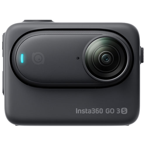 Insta360 Go 3S Standard 64GB Waterproof 4k Vlogging Camera - Midnight Black