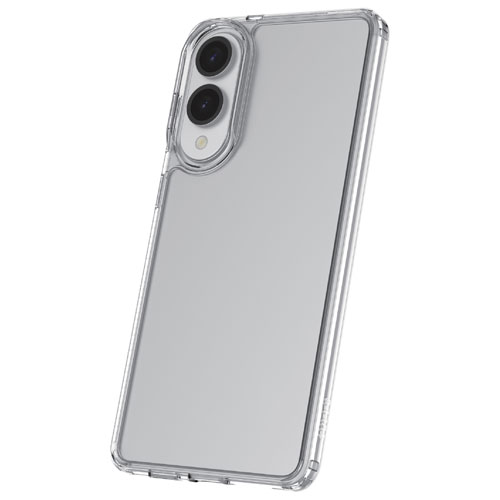 Étui rigide ajusté de TUFF8 pour Galaxy S25 Edge - Transparent