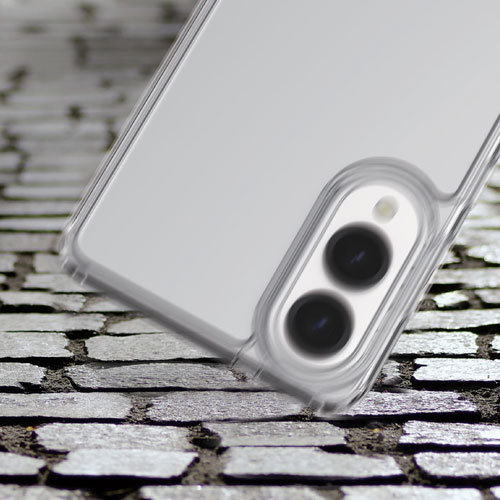 Étui rigide ajusté de TUFF8 pour Galaxy S25 Edge - Transparent