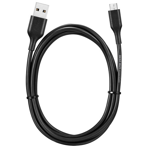 Best Buy Essentials 1.5m Micro USB to USB Cable (BE-MMA522K-C) - Black - Only at Best Buy