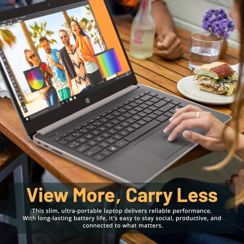 Open Box - HP Pavilion 14" HD Touchscreen Laptop, AMD Ryzen 3-3200U, 256GB SSD, 8GB RAM, AMD Radeon Vega 3 Graphics, HD Camera, WiFi, HDMI, Windows