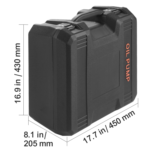 VEVOR 12V DC 10 GPM 1/4 HP, Portable Electric Diesel Transfer Pump with Automatic Shut-Off Fuel Nozzle, High Flow, Long Inlet & Outlet Hose for