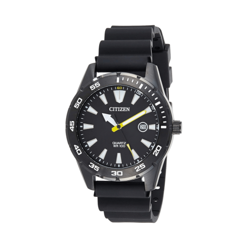 Image 1 of 3.. Open Box - Citizen Quartz Men's Stainless Steel Watch with Rubber Band