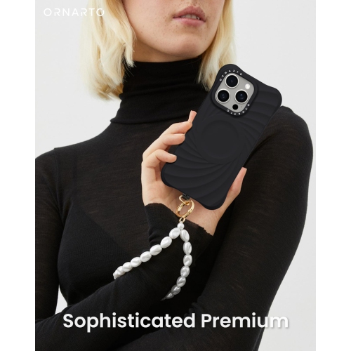 ORNARTO Vortuxe for iPhone 16 Pro Case 6.3", [Compatible with MagSafe/Military-Grade Drop Protection], Shockproof Liquid Silicone Phone Case for