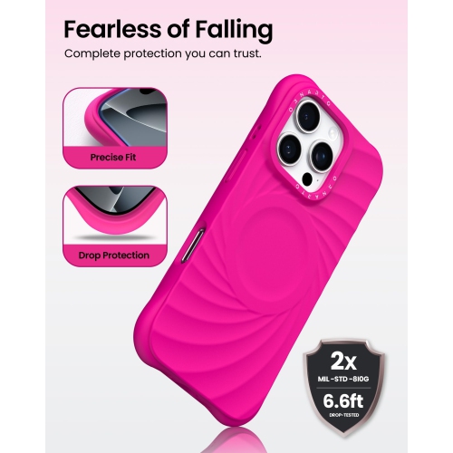 Ornarto – Étui Vortuxe pour iPhone 16 Pro de 6,3&nbsp;po [compatible avec MagSafe/protection de qualité militaire contre les chutes], étui en