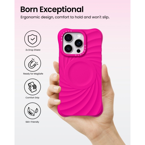 Ornarto – Étui Vortuxe pour iPhone 16 Pro de 6,3&nbsp;po [compatible avec MagSafe/protection de qualité militaire contre les chutes], étui en