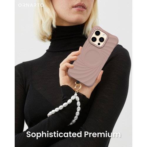 ORNARTO Vortuxe for iPhone 16 Pro Case 6.3", [Compatible with MagSafe/Military-Grade Drop Protection], Shockproof Liquid Silicone Phone Case for