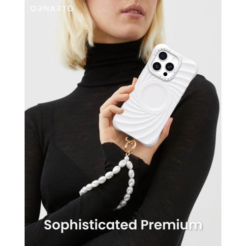 ORNARTO Vortuxe for iPhone 16 Pro Case 6.3", [Compatible with MagSafe/Military-Grade Drop Protection], Shockproof Liquid Silicone Phone Case for