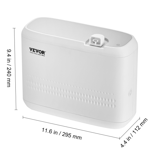 VEVOR Scent Air Machine, 850ml Bluetooth Smart Essential Oil Diffuser, 5000sq.ft Waterless HVAC Scent Diffuser with Cold Air Technology, Aromatherapy