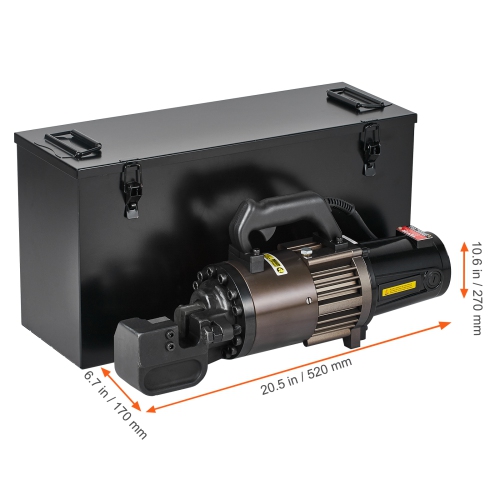 VEVOR 2300W Electric Hydraulic Rebar Cutter, Portable Rebar Cutter, Cutting up to 1.26 Inch Rebar within 4.5 Seconds, High Power Steel Rebar Cutter