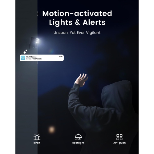 ieGeek Security Cameras Wireless Outdoor, Home Security Cameras Pan Rotating 180° Battery Powered WiFi Camera with 2K Color Night Vision 2-Pack Black