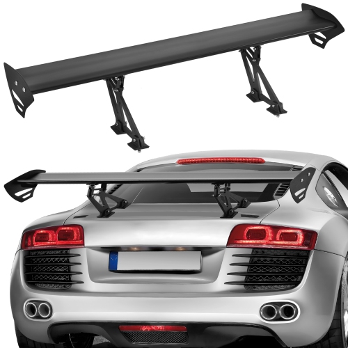 VEVOR  43.3 Inch Gt Wing Car Spoiler, Universal Spoiler w Single Deck, Adjustable Lightweight Aluminum, Car Rear Spoiler Wing, Racing Spoiler