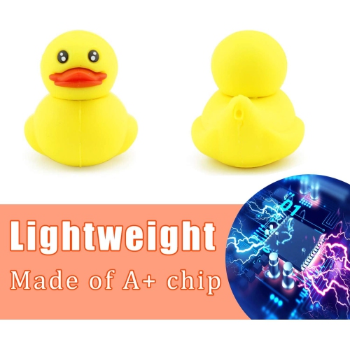 Cartoon USB flash drive, cartoon duckling yellow memory stick, silicone USB flash drive - 32GB
