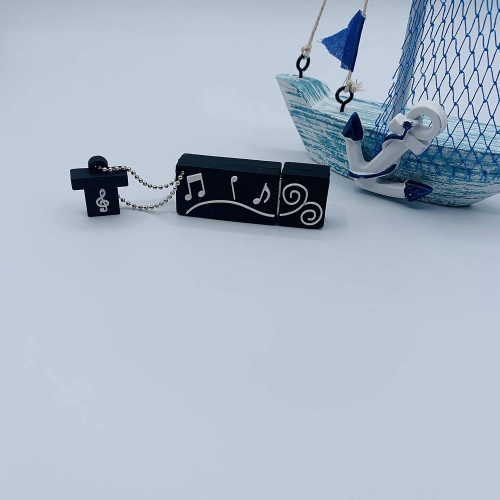 Cute cartoon musical note instrument universal USB 2.0 flash drive - plug and play, no installation required, strong compatibility - lightweight and