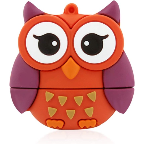 Cartoon Owl USB Flash Drive - Waterproof and shockproof, 16GB capacity, fast data transfer, an ideal gift for children and students