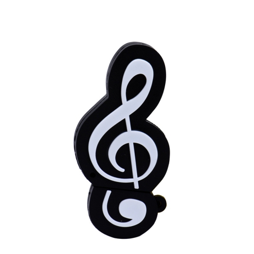 Cute cartoon musical note instrument universal USB 2.0 flash drive - plug and play, no installation required, strong compatibility - lightweight and