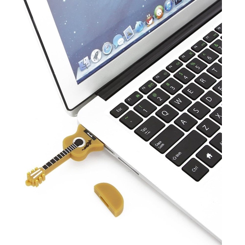 Cute cartoon musical note instrument universal USB 2.0 flash drive - plug and play, no installation required, strong compatibility - lightweight and