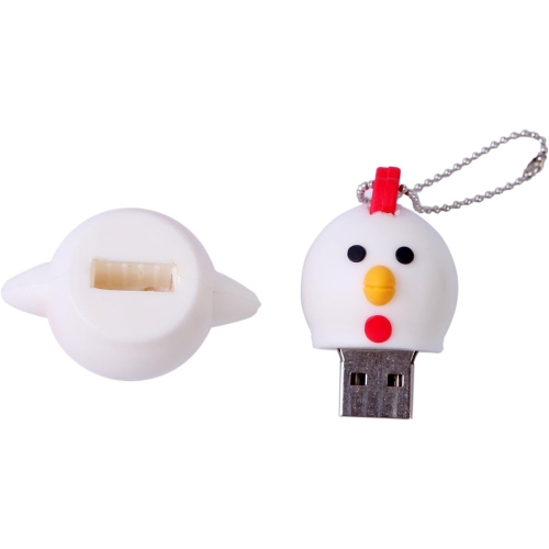 Cartoon USB flash drive Cartoon chicken yellow memory stick Silicone USB flash drive-16GB