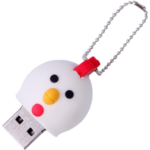 Cartoon USB flash drive Cartoon chicken yellow memory stick Silicone USB flash drive-16GB