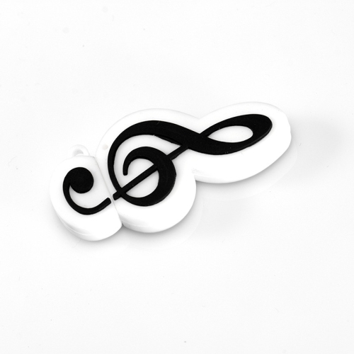Cute cartoon musical note instrument universal USB 2.0 flash drive - plug and play, no installation required, strong compatibility - lightweight and
