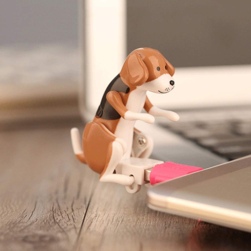 32GB Moving Puppy USB Flash Drive - Portable Mini Funny Cute Hunchback Dog USB Flash Drive, Plug and Play Storage Device
