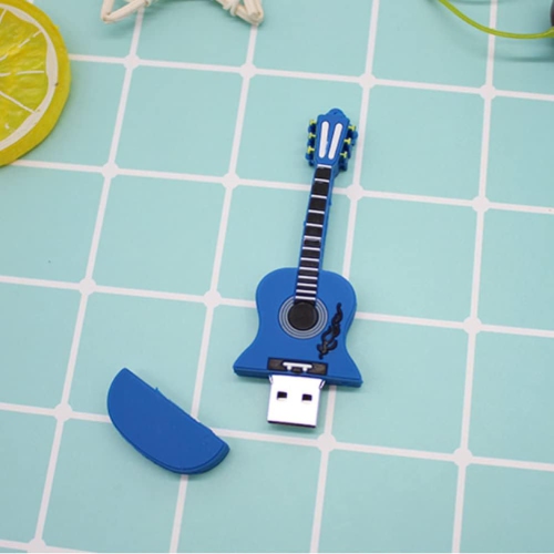 Cute cartoon musical note instrument universal USB 2.0 flash drive - plug and play, no installation required, strong compatibility - lightweight and
