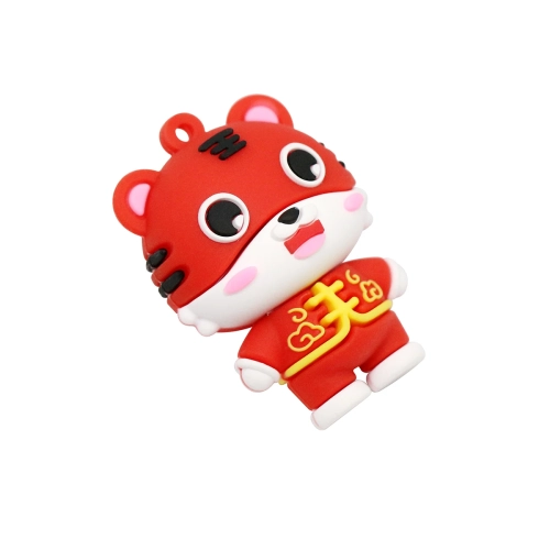 Cartoon USB flash drive Cartoon tiger memory stick Silicone USB flash drive-8GB