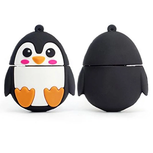 Cartoon Penguin USB Flash Drive - Lightweight and portable, 128GB large capacity, compatible with Windows system, suitable for school, office and