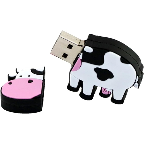 Cartoon USB flash drive Cartoon cow memory stick Silicone USB flash drive-32GB