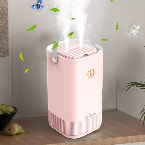Double nozzle humidifier household large capacity spray USB personal desktop silent large capacity humidifier
