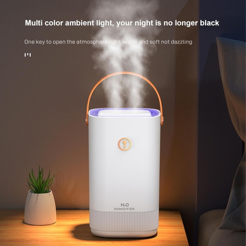 Double nozzle humidifier household large capacity spray USB personal desktop silent large capacity humidifier
