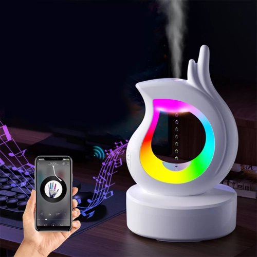 Anti-Gravity Humidifier with Bluetooth Speaker, Cool Mist Humidifier for Bedroom