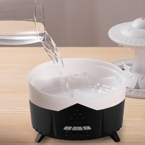 Bedroom Rain Effect Humidifier, UFO Rain Cloud Water Drop Humidifier, Home Room Humidifier, Essential Oil Diffuser