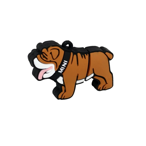 Cartoon USB Flash Drive Cute Pen Shape Thumb Memory Stick Gift Animal - Bulldog 64GB