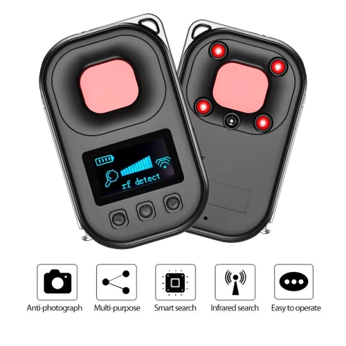 Camera detector, anti-tracking, anti-sneak photography, anti-monitoring, anti-theft, infrared light, intelligent signal detector