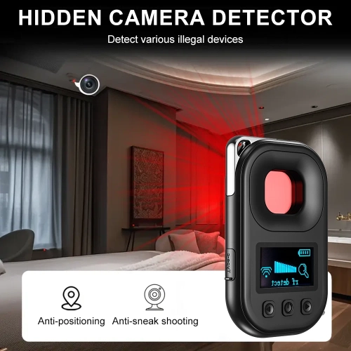 Camera detector, anti-tracking, anti-sneak photography, anti-monitoring, anti-theft, infrared light, intelligent signal detector