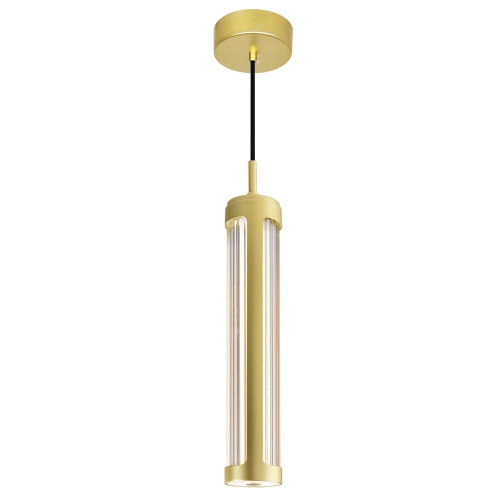 Neva 3 in LED Integrated Satin Gold Pendant