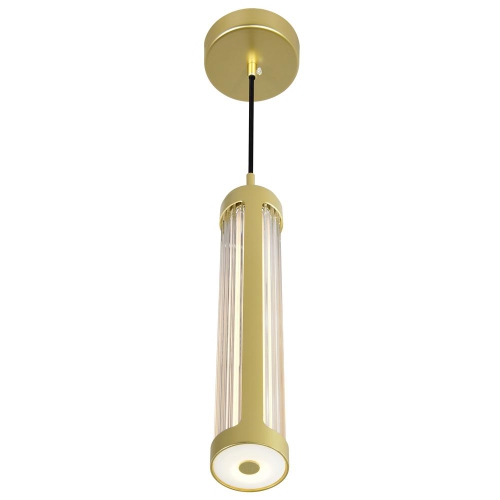 Neva 3 in LED Integrated Satin Gold Pendant