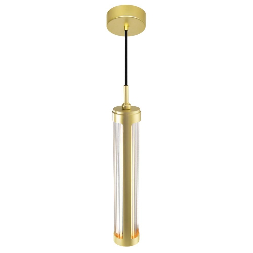 Neva 3 in LED Integrated Satin Gold Pendant