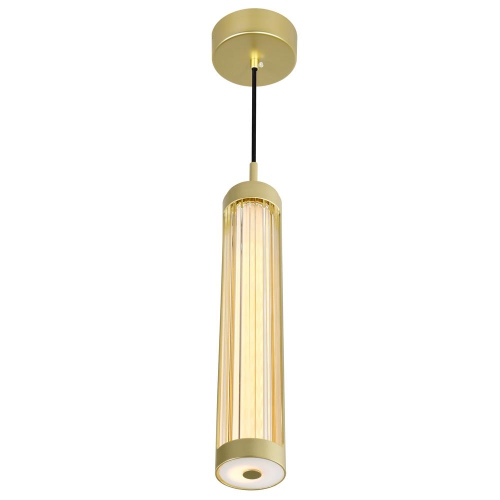 Neva 3 in LED Integrated Satin Gold Pendant
