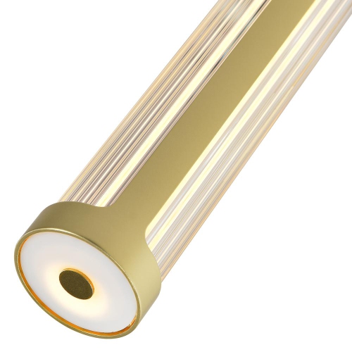 Neva 3 in LED Integrated Satin Gold Pendant