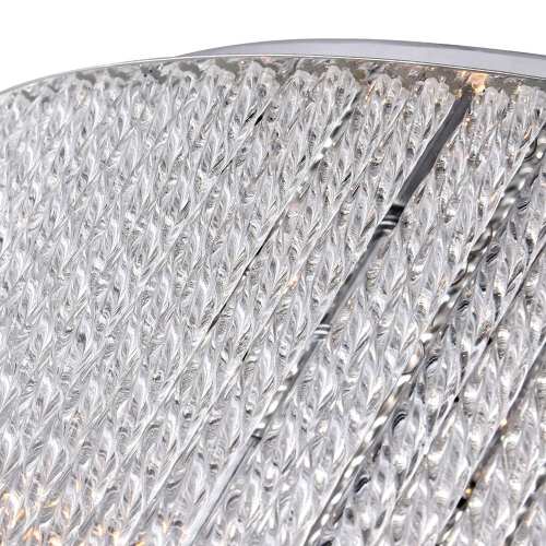 Benson 5 Light Drum Shade Chandelier With Chrome Finish