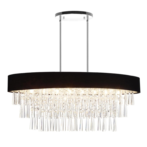 Franca 8 Light Drum Shade Chandelier With Chrome Finish