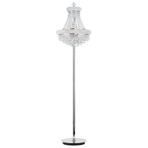 Image 1 of 5.. Empire 8 Light Floor Lamp With Chrome Finish