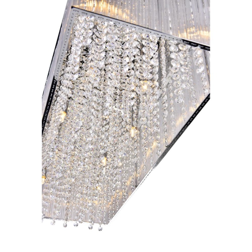 Spring Morning 10 Light Drum Shade Chandelier With Chrome Finish