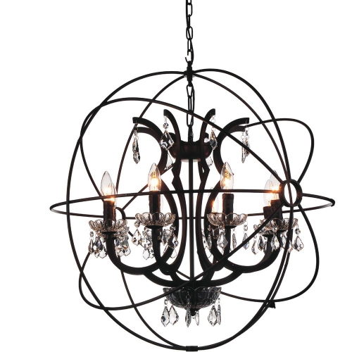 CWI LIGHTING CANADA  Campechia 8 Light Up Chandelier With Finish In Brown