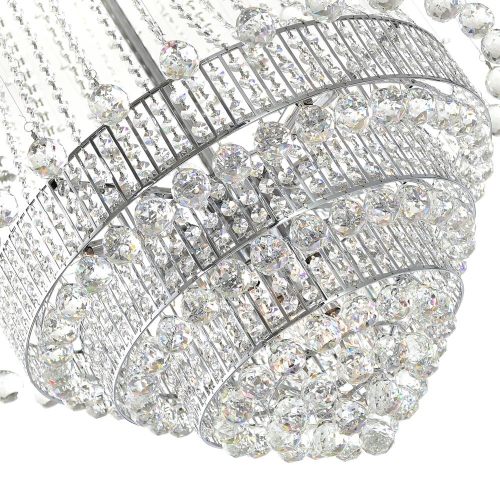 Hallway 32 Light Flush Mount With Chrome Finish