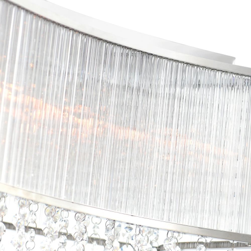 Elsa 6 Light Drum Shade Chandelier With Chrome Finish