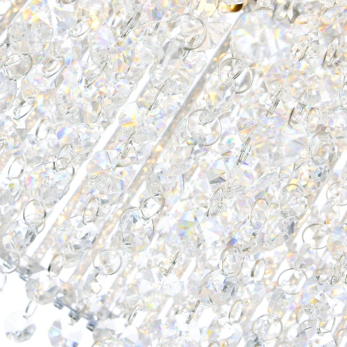 Claire 14 Light Drum Shade Chandelier With Chrome Finish