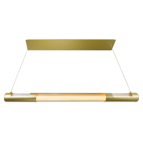 Neva 36 in LED Integrated Satin Gold Chandelier